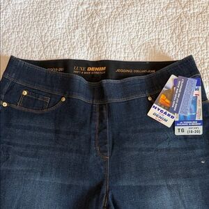 Peter Nygard Dark Blue Luxe Denim Jeggings